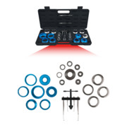 Kit de montage outils bagues d'étanchéité universelles et système S.P.I, 24 pcs.