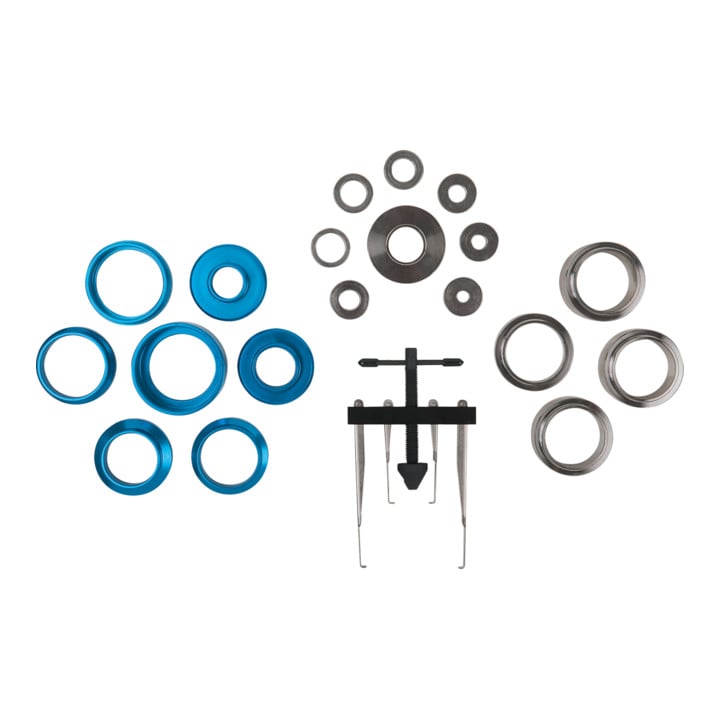 Kit de montage outils bagues d'étanchéité universelles et système S.P.I, 24 pcs.
