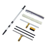 Kit de nettoyage p. fenêtres 8 pcs. l. 450 mm avec nettoyeur-mouilleur à manche-1