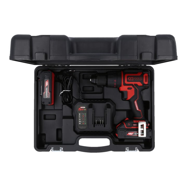 Kit de perceuse-visseuse à percussion sans fil et sans balais KS Tools eMONSTER 4 pcs