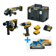 Kit de perceuses-visseuses sans fil DEWALT, 18V / 5Ah