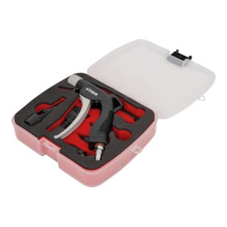 Kit de pistolet de soufflage STIER APM-8 avec un jeu de buses, 8 pièces