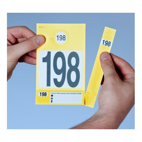 Kit de porte-clés Eichner numérotés 1-300, bleu