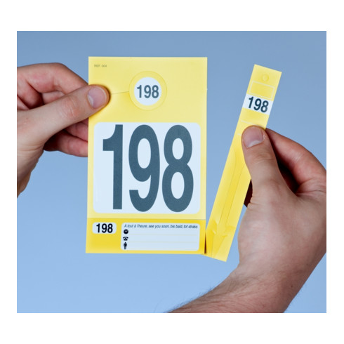 Kit de porte-clés Eichner numérotés 1-300, vert