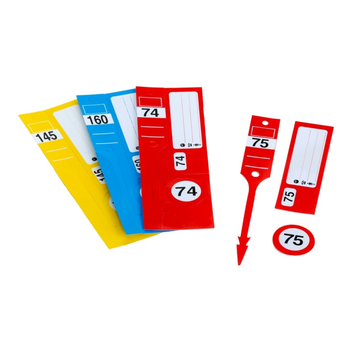 Kit de porte-clés II Eichner numérotés 1-300, bleu