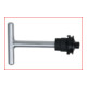 Kit de profilés spéciaux 1/4"+3/8" de service à huile pour les vis en plastique d’évacuation de l’huile, 5 pcs.-5