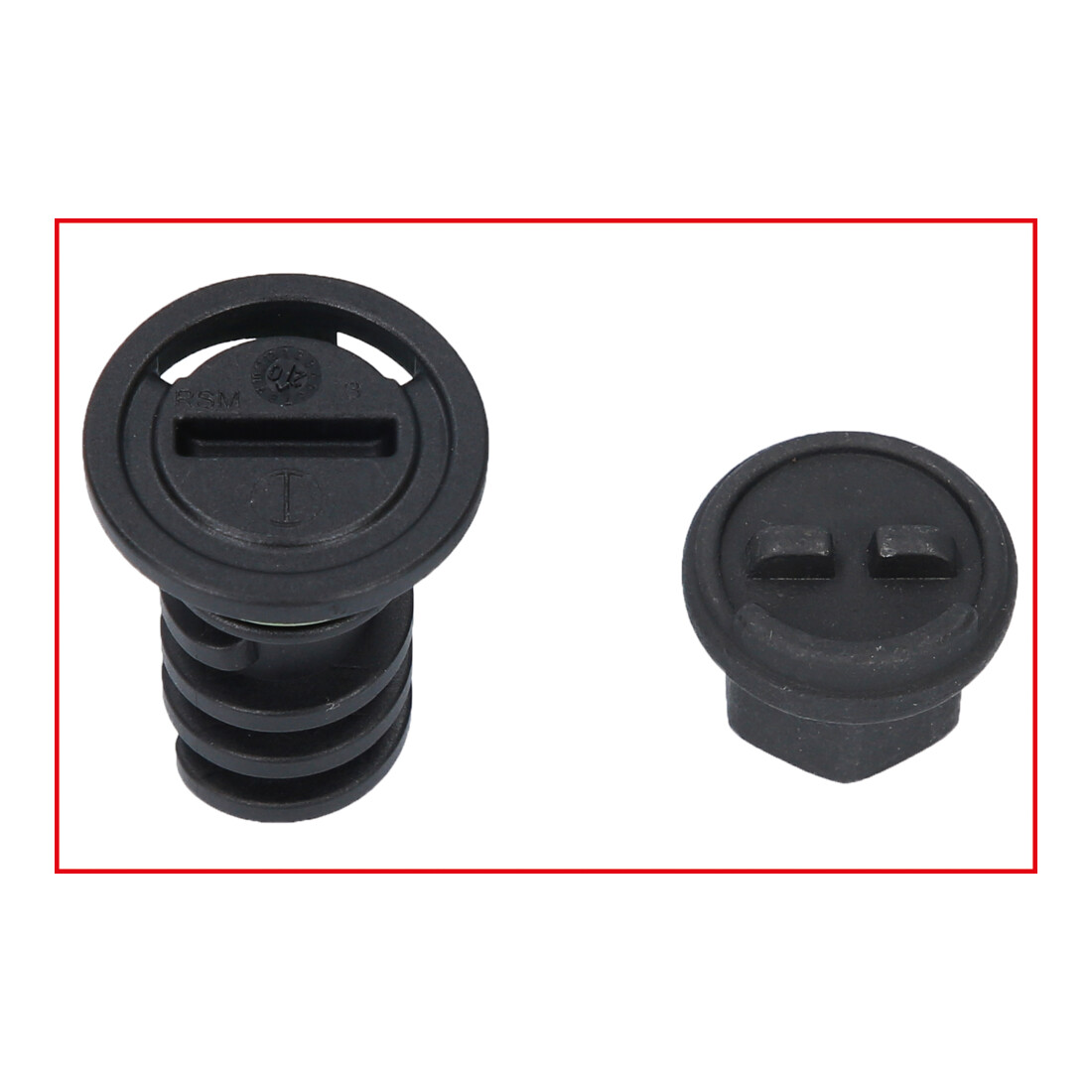 Kit de profilés spéciaux 3/8" de service à huile KS Tools pour les vis en plastique d’évacuation de l’huile, 6 pcs