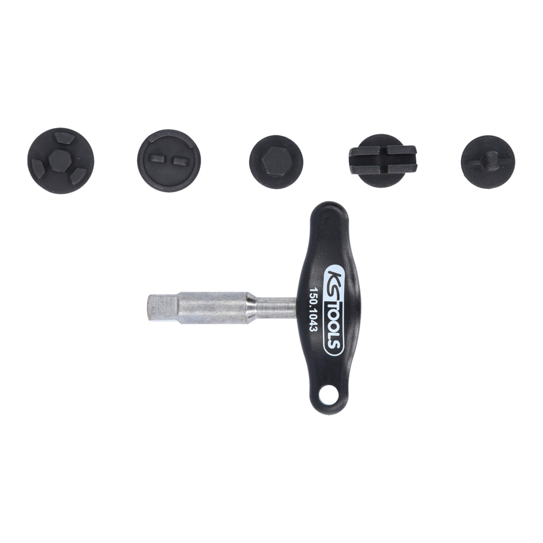 Kit de profilés spéciaux 3/8" de service à huile KS Tools pour les vis en plastique d’évacuation de l’huile, 6 pcs