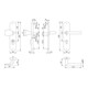 Kit de protection Hoppe Ams.86G/3332ZA/3310/1400 Alu.F1 92mm 67-72mm-5
