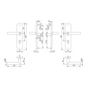 Kit de protection Hoppe Ams.E1400Z/3331/3310 VA F69 92mm 67-72mm-4