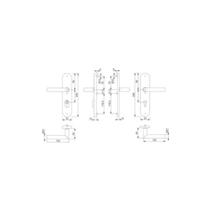 Kit de protection Hoppe Ams.E1400Z/3332ZA/3310 VA F69 92mm 67-72mm