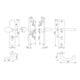 Kit de protection Hoppe Mar.76G/3332ZA/3410/1138 Alu.F1 72mm 42-47mm