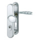 Ensemble de protection interchangeable Hoppe New York avec couvercle de cylindre Aluminium naturel-1