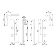 Kit de protection Hoppe Pisa M151/361A/360 MS F77-R 92mm 67-72mm-2