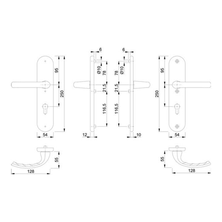 Kit de protection Hoppe Tôkyô 1710/3331/3410 Alu.F1 72mm 41-46mm