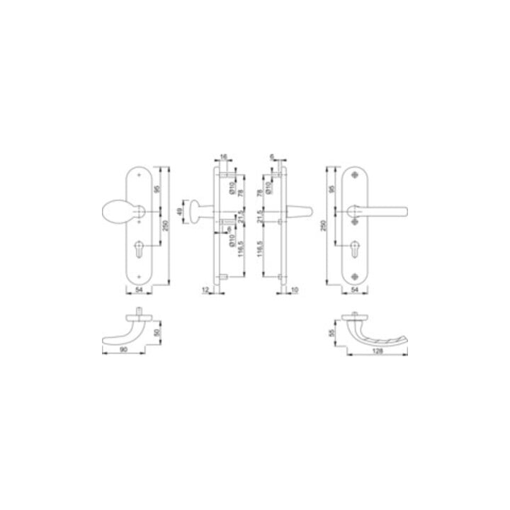 Kit de protection Hoppe Tôkyô 76G/3331/3410/1710 Alu.F1 72mm 41-46mm