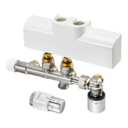 Kit de raccordement OV pour radiateur de salle de bains Multiblock T-RTL/Uni SH, d'angle, chromé-4