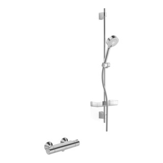 Kit de rénovation Hansa douche HANSAMICRA m Hansabasicjet set de barres murales 920mm chromé