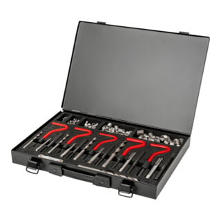 Kit de réparation de filetages STIER, 171 pièces, M5 - M12