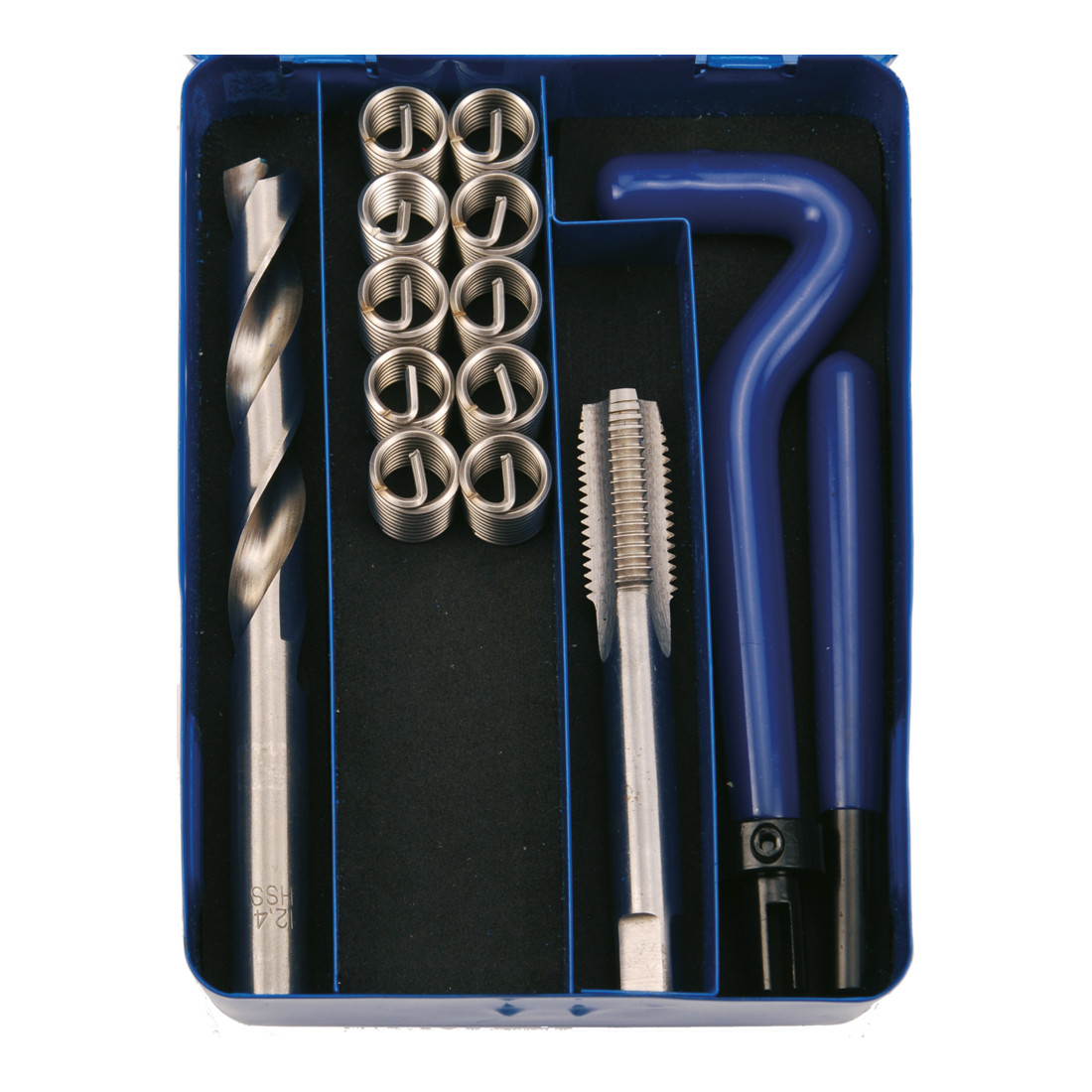 Kit de réparation de filets M14 x 1,25 14 pièces BGS
