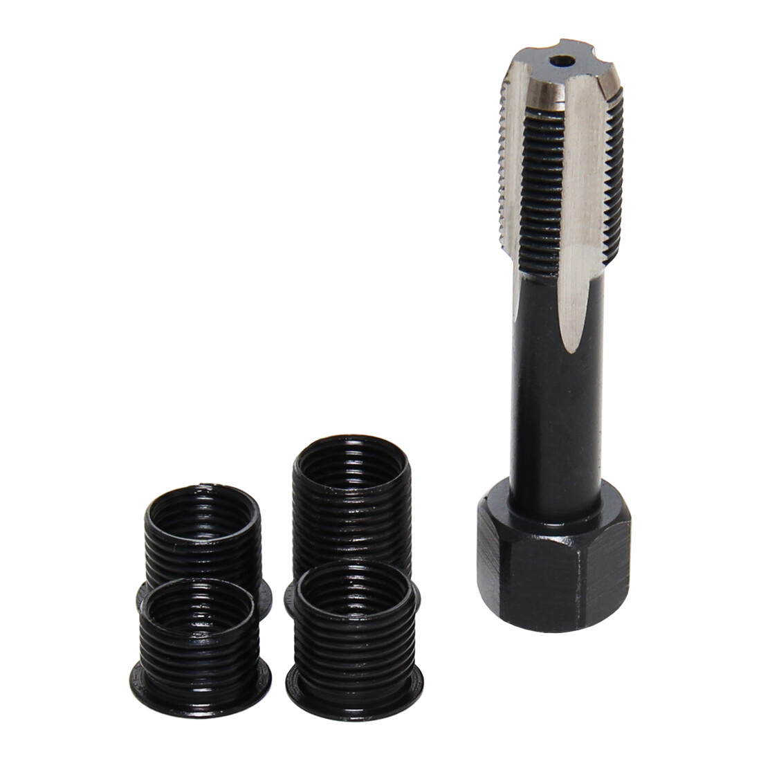 Kit de réparation pour filet de bougie M12 x 1,25 mm 5 pièces BGS