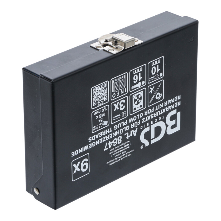 Kit de réparation pour filet de bougie M8 x 1,0 BGS