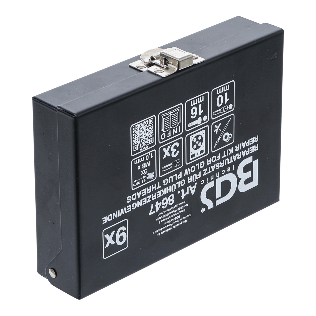 Kit de réparation pour filet de bougie M8 x 1,0 BGS