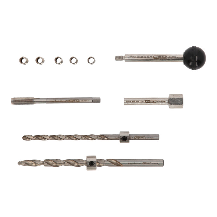 Kit de réparation vis de serrage d’injecteur pour Mercedes CDI, 9 pcs KS Tools