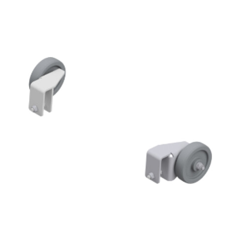 Kit de roulettes pour marchepied pour machines, pour nombre de marches 2-5 Hymer