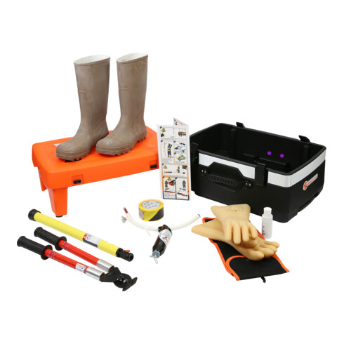 Kit de sauvetage mobile pour max. 25 kV, 10 pièces KS Tools