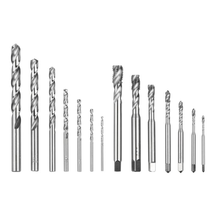 Kit de tarauds pour machines Metabo, 14 pièces
