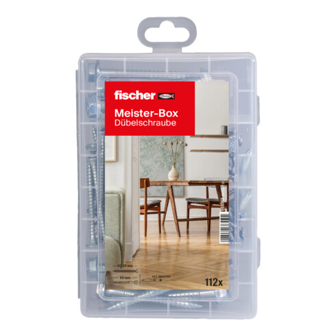 Kit de vis à cheville fischer Meister-Box (112)