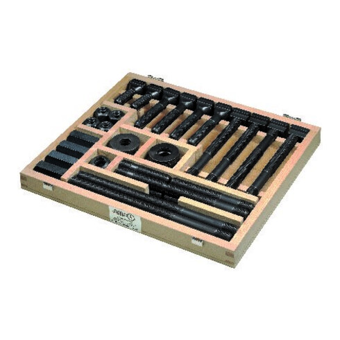 Kit de vis de serrage AMF n° 6520 M14x16 pour rainures en T