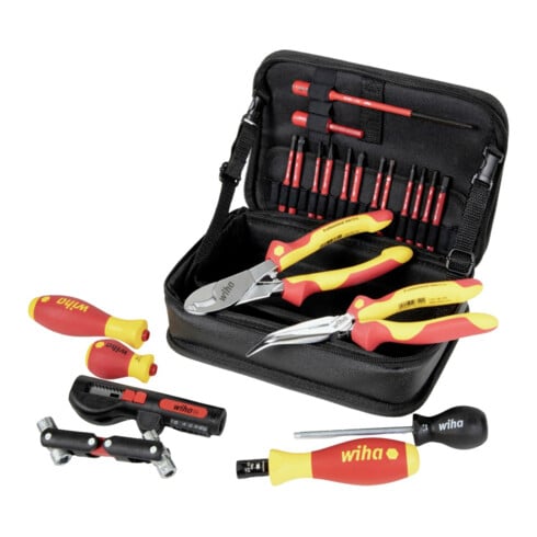 Kit d'outils pour installations Wiha Wallbox 23 pcs. avec sacoche fonctionnelle