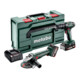 Kit d'outils sans fil Metabo 2.4.4 18 VSB 18 + W18 L 9-125 ; metaBOX 165 L-1