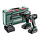Kit d'outils sans fil Metabo 2.8.1 18VBS 18 + SSD 18 LT 200 BL ; metaBOX 145 L