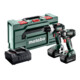 Kit d'outils sans fil Metabo 2.8.8 18VSB 18 LT BL + SSD 18 LT 200 BL ; metaBOX 145 L