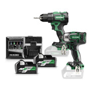 Kit HiKOKI perceuse-visseuse sans fil + visseuse à choc KC18DE-1 + 2x batterie BSL36A18-1
