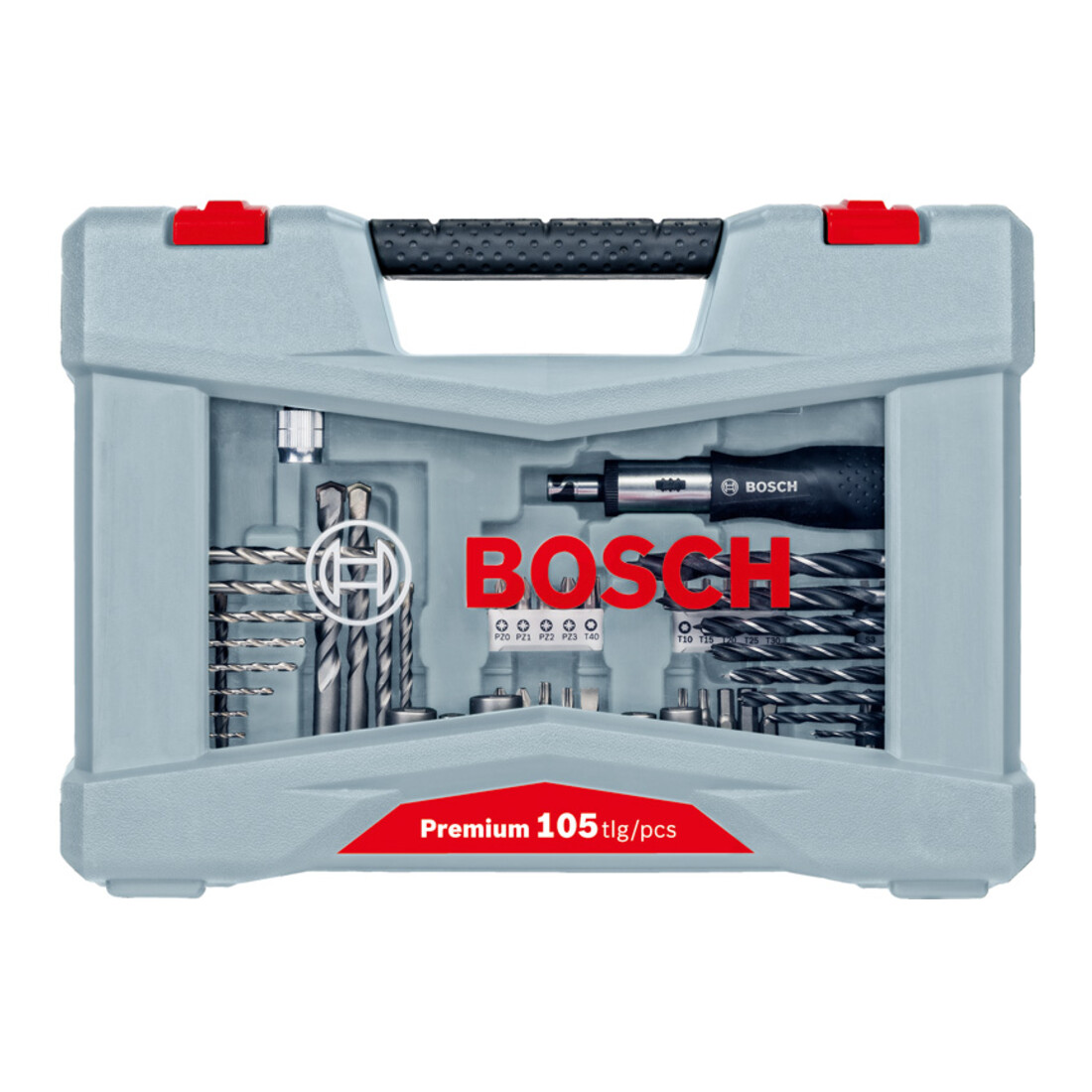 Kit perceuse et visseuse Bosch Premium X-Line, 105 pièces