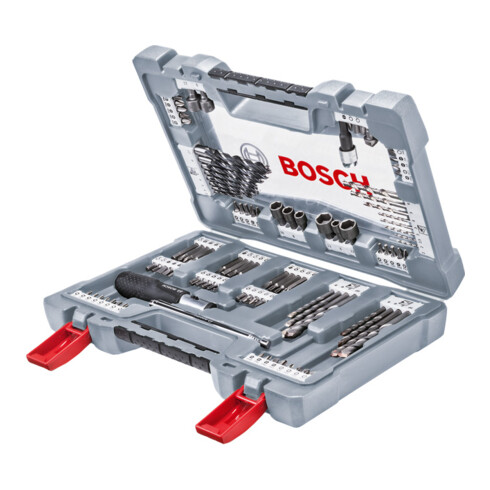Kit perceuse et visseuse Bosch Premium X-Line, 105 pièces