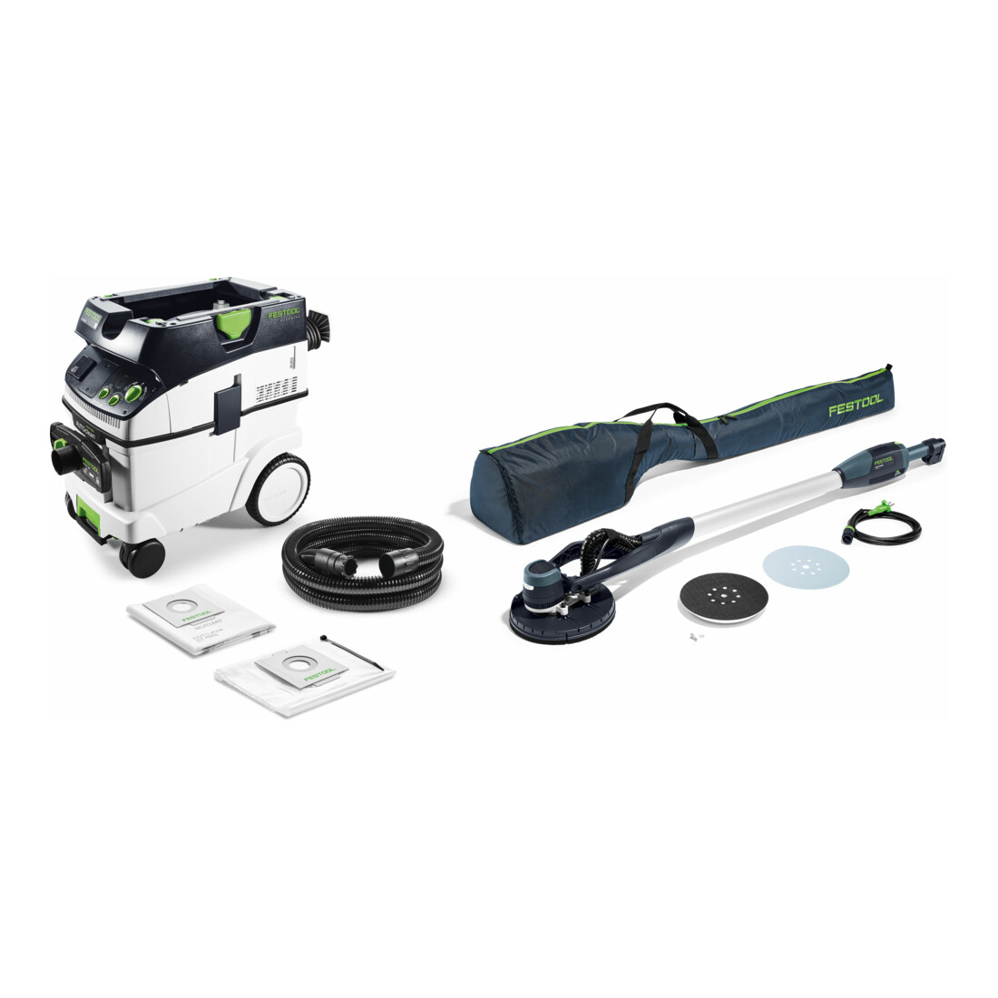 Kit ponceuse à long manche Festool PLANEX LHS-E 225/CTL36