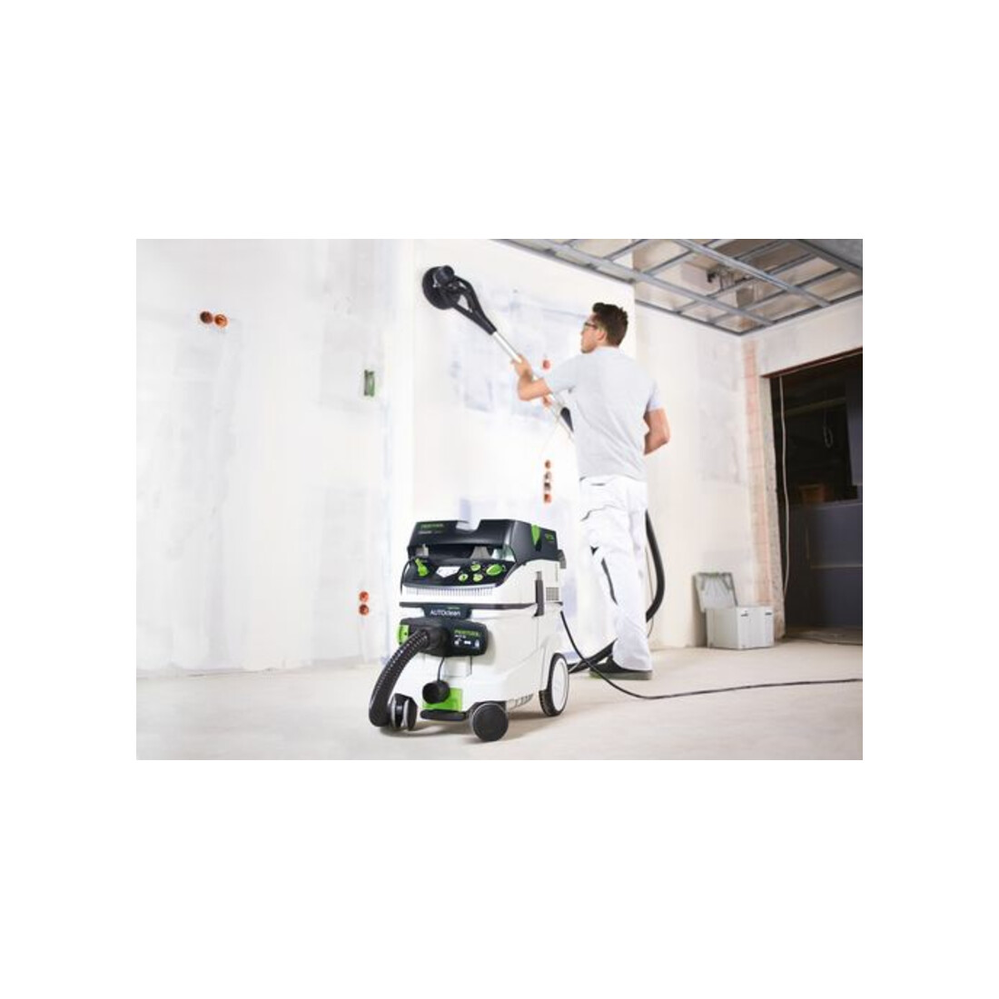 Kit ponceuse à long manche Festool PLANEX LHS-E 225/CTL36