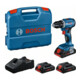 Kit professionnel Bosch : Perceuse-visseuse sans fil GSR 18V-45, 3 x ProCORE18V 4.0Ah, L-Case-1