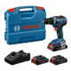 Kit professionnel Bosch : Perceuse-visseuse sans fil GSR 18V-55, 3 x ProCORE18V 4.0Ah, L-Case-1