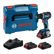 Kit professionnel Bosch : Perceuse-visseuse sans fil GSR 18V-90 C, 3 x ProCORE18V 4.0Ah, L-BOXX