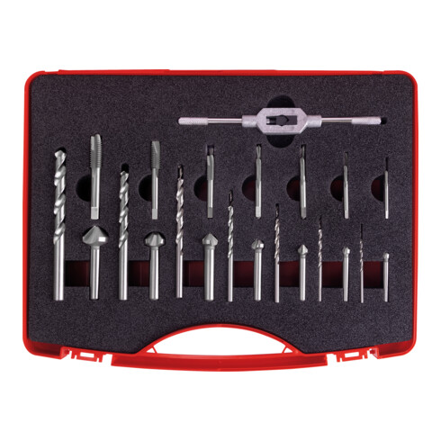 Kit professionnel Ruko pour l'usinage des métaux HSS