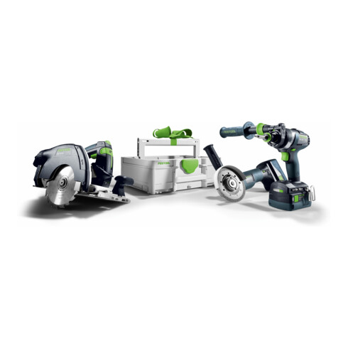 Kit sans fil pour le bois Festool HKC 55/TPC 18/AGC 18/TB 137
