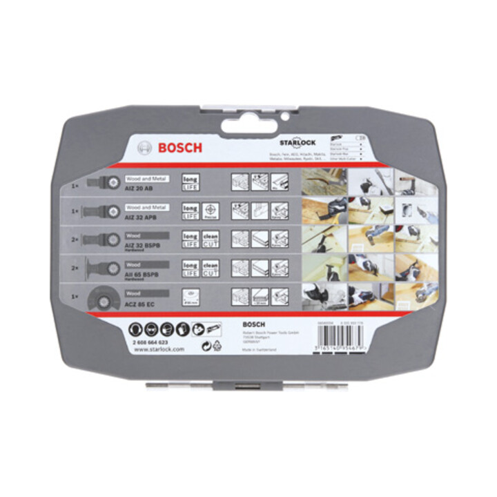 Kit Starlock Bosch pour le bois 6+1 pièces