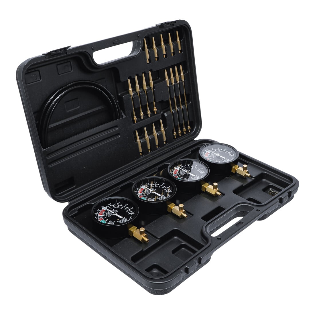 Kit testeur de synchronisation de carburateur avec 4 chronos de synchronisation 26 pièces BGS Do it yourself