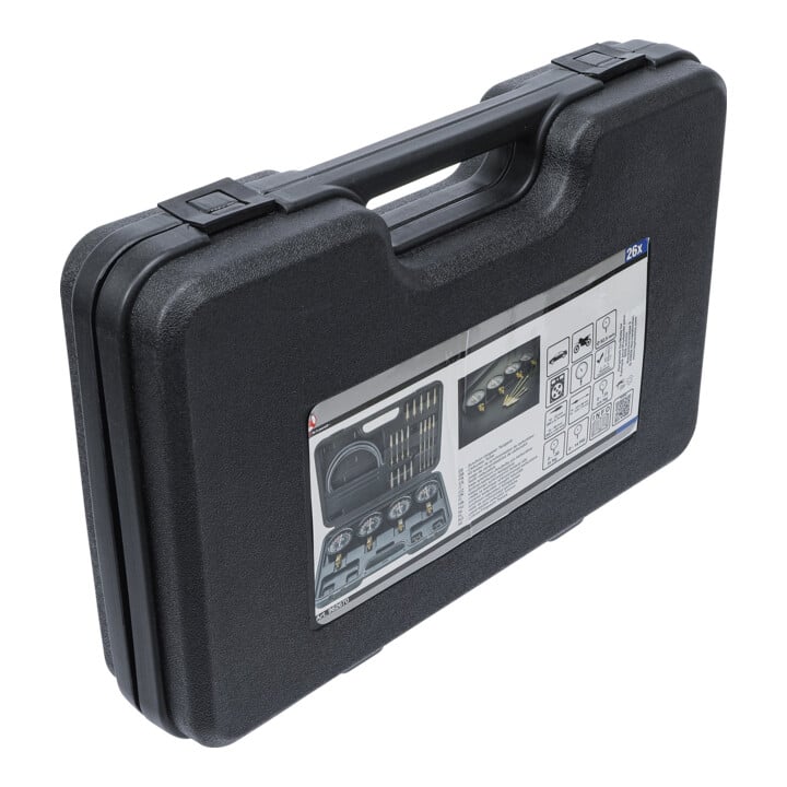 Kit testeur de synchronisation de carburateur avec 4 chronos de synchronisation 26 pièces BGS Do it yourself